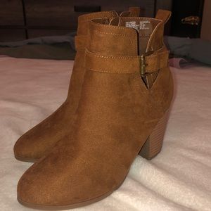 Brown booties